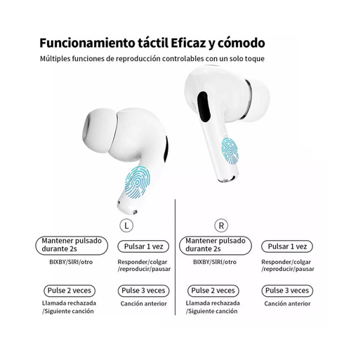 Audifonos Pro Bluetooth con Pantalla Táctil
